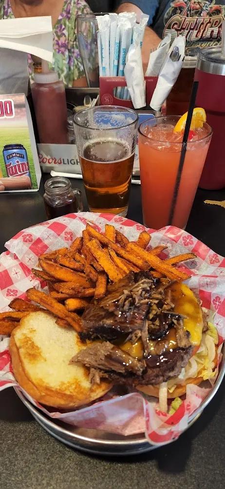 Bourbon Beer and Burger